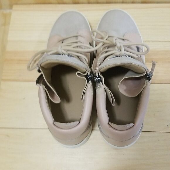 Giuseppe Zanotti Kriss Leather Hi Top Sneakers Size 7 1/2 38 EU - Preowned - Picture 7 of 9